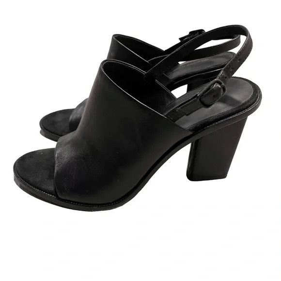 Alexander Wang 🕶 Women’s Slingback Peep Toe High Heel Sandals size 40.5 (US 10) - Picture 4 of 8